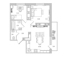 Квартира, 15 этажей