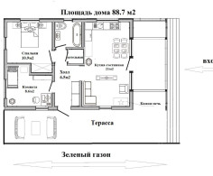 Дом, 1 этаж