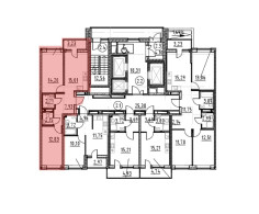 Квартира, 22 этажа