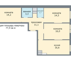 Квартира, 20 этажей