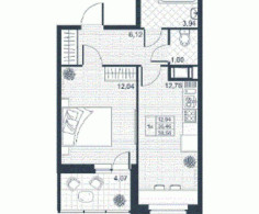Квартира, 5 этажей