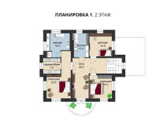 Дом, 2 этажа