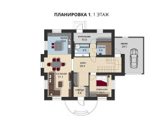 Дом, 2 этажа