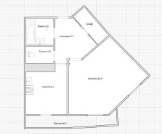 Квартира, 16 этажей