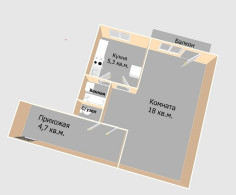 Квартира, 4 этажа