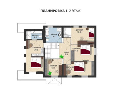 Дом, 12 соток
