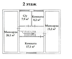 Дом, 2 этажа